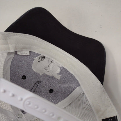 Crooked 8 Snapback Mesh Back Trucker Hat Black OSFA Cap America