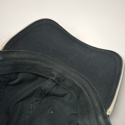 Lacoste Baseball Cap Black One Size Adjustable Slideback Cotton Hat Logo Design
