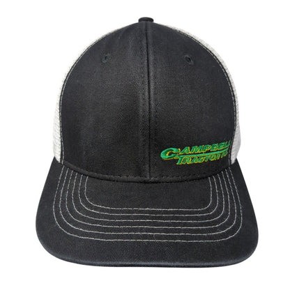 Campbell Tractor Co Snapback Mesh Back Trucker Hat Black One Size