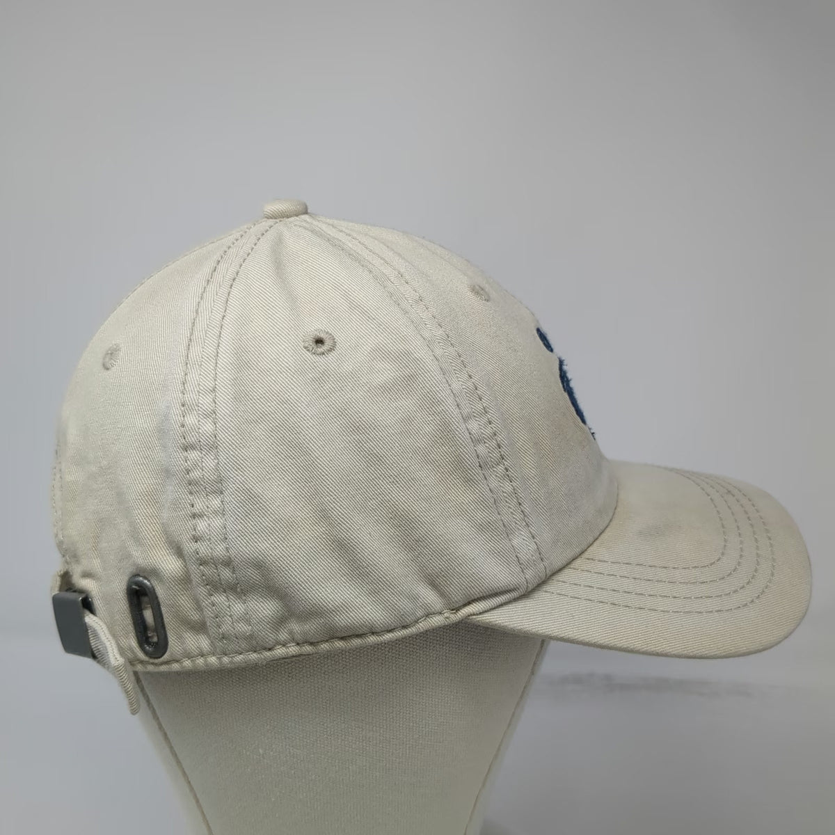 Life is Good Baseball Cap Beige One Size Jeep Off-Road Blue Cotton Slideback Hat