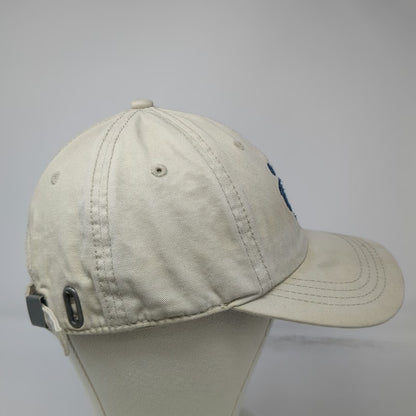 Life is Good Baseball Cap Beige One Size Jeep Off-Road Blue Cotton Slideback Hat