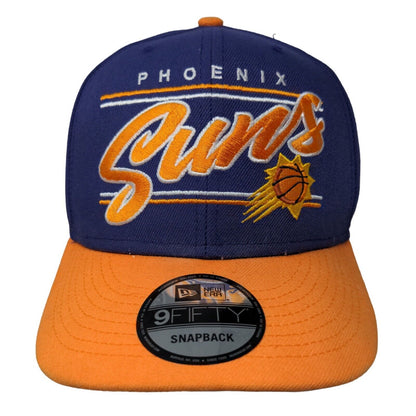 New Era Men's Snapback Hat Multicolor OSFM Embroidered Phoenix Suns Logo 9Fifty