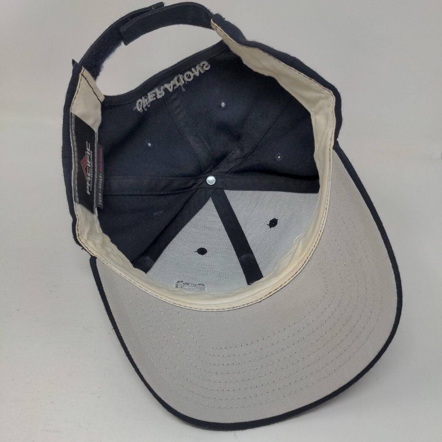 Wellington Operations Strapback Hat Blue Adult 6 Panel Pacific Headwear