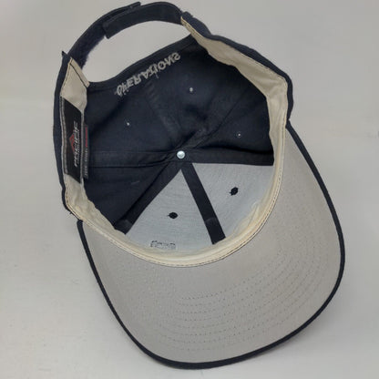 Wellington Operations Strapback Hat Blue Adult 6 Panel Pacific Headwear