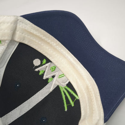Ouray Trucker Hat Blue One Size Woolly Buggers Fly Fishing Mesh Snapback Cap