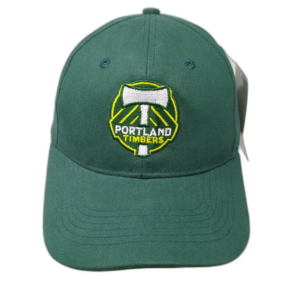 Portland Timbers MLS Collegiate Green One Size Strapback Cotton Soccer Cap Hat