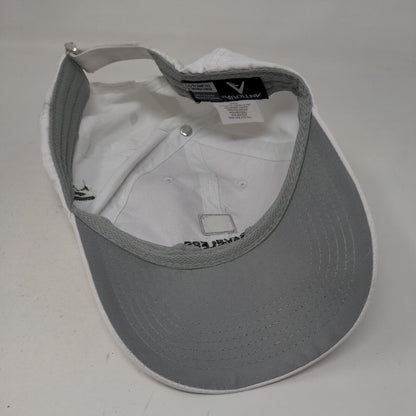 Travelers Championship Umbrella Strapback Hat White OSFA Performance Antigua