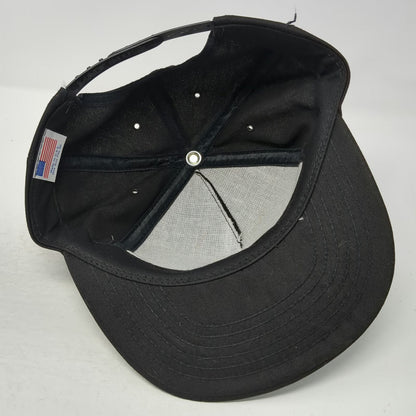 King Cobra Premium Malt Liquor Hat Black One Size 5 Panel Snapback Made in USA