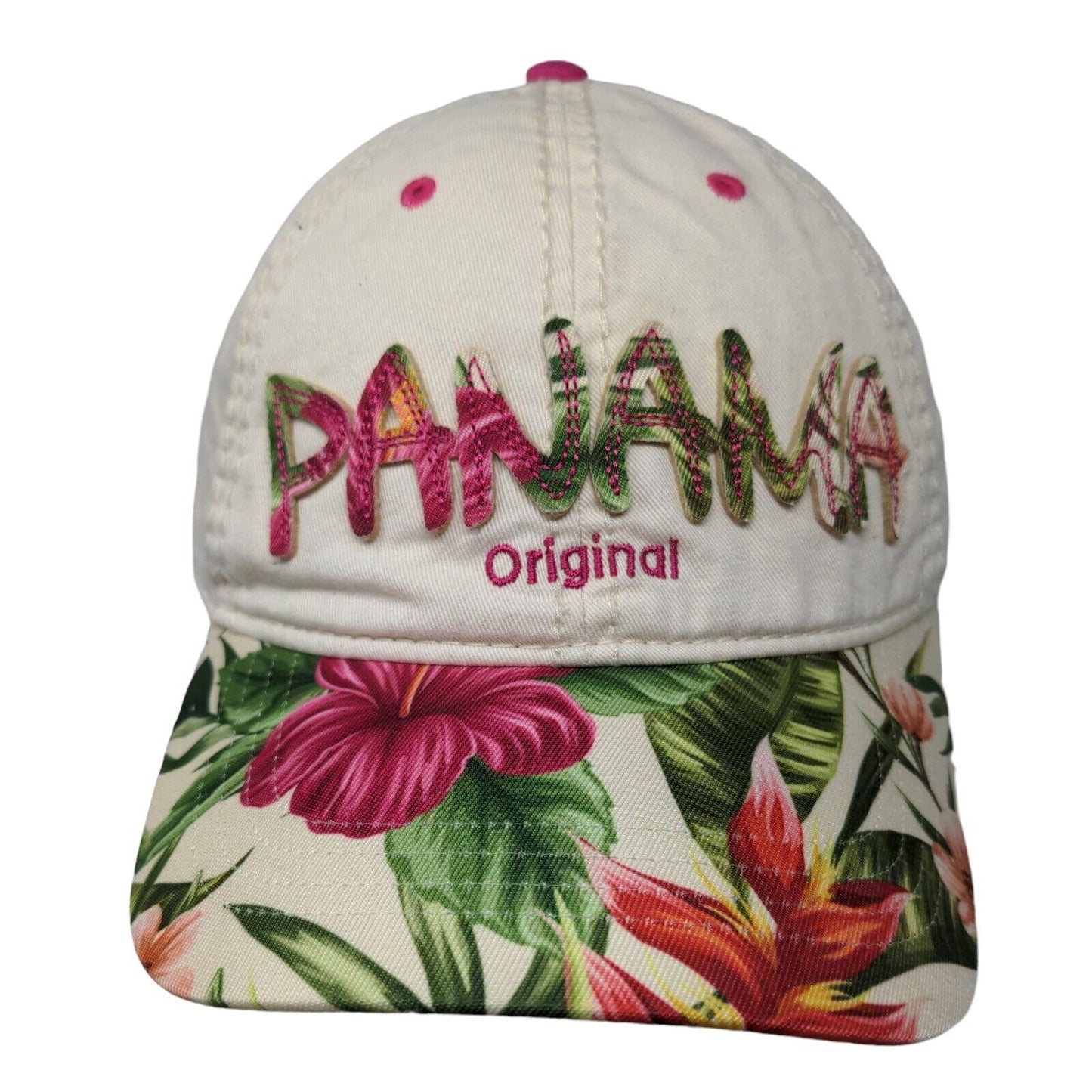 Panama Original Strapback Hat Multi One Size Floral Hawaiian Robin Ruth