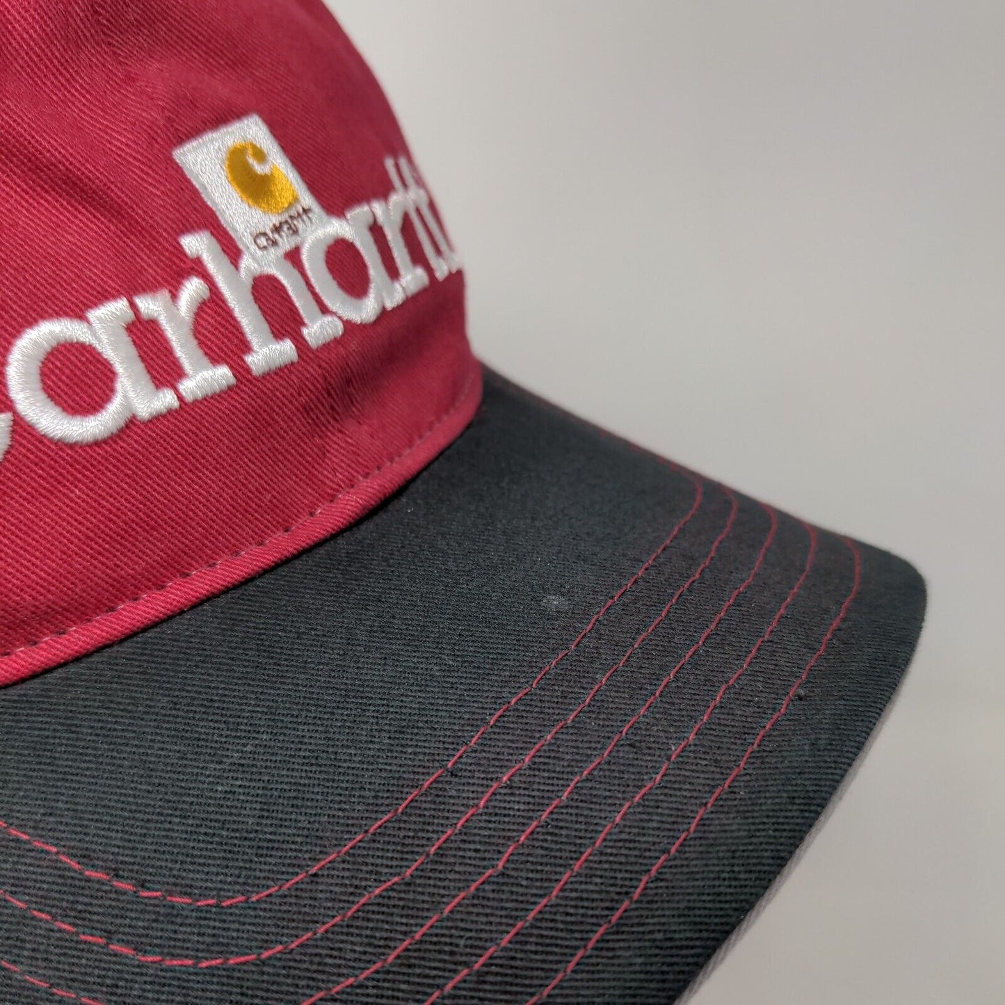 Carhartt Strapback Hat Multicolor OSFA Adjustable Embroidered Vented Holes