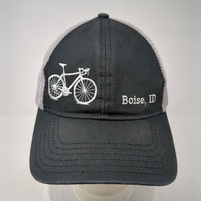 Bicycle Boise ID Snapback Mesh Back Trucker Hat Black One Size Otto