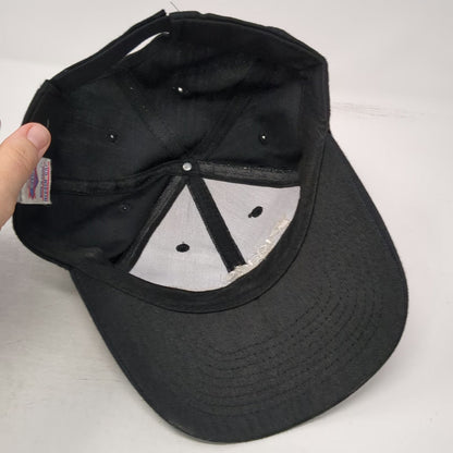 Nissin Baseball Cap Black One Size Kidde Fire Systems Strapback Adjustable Hat