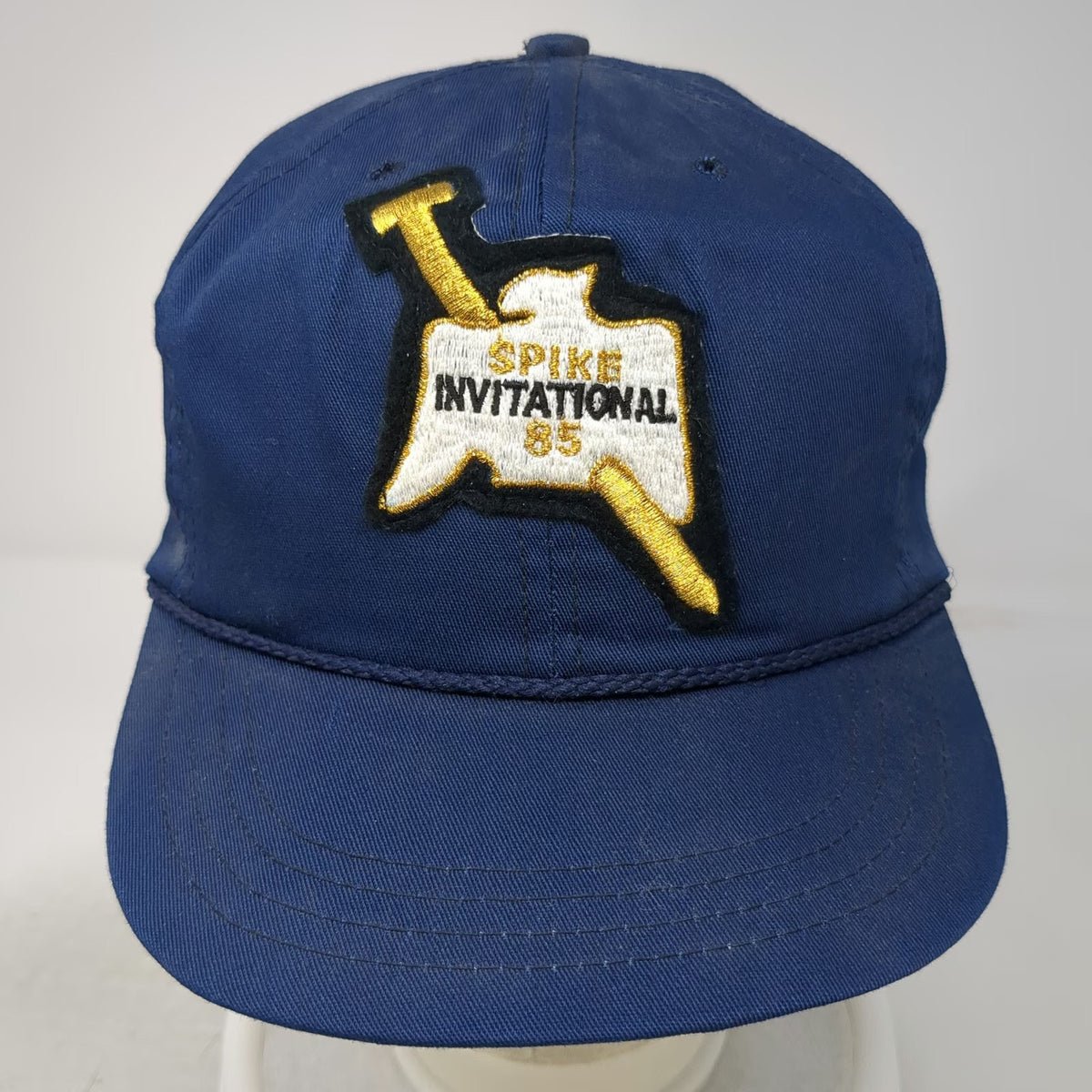 Dorfman Pacific Blue XL Baseball Cap Spike Invitational 85 Rope Hat Vintage USA