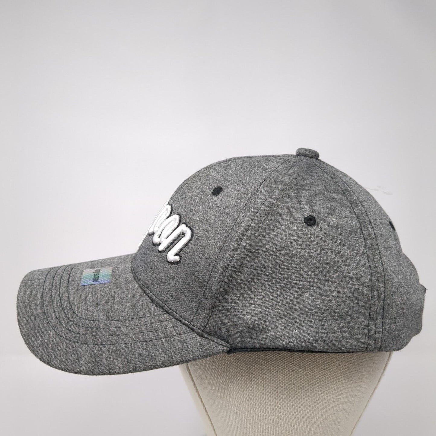 Lagoon Strapback Hat Gray One Size Adjustable Embroidered Lucky 7 USA