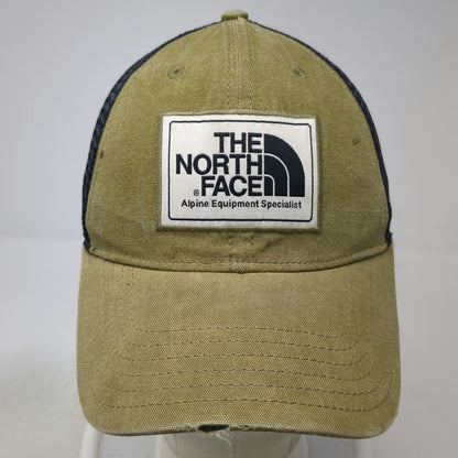 The North Face Trucker Hat Green One Size Mesh Snapback Alpine Equipment Patch