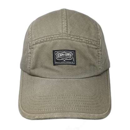 Denim & Supply Ralph Lauren 5 Panel Brown One Size Herringbone Hat Adjustable