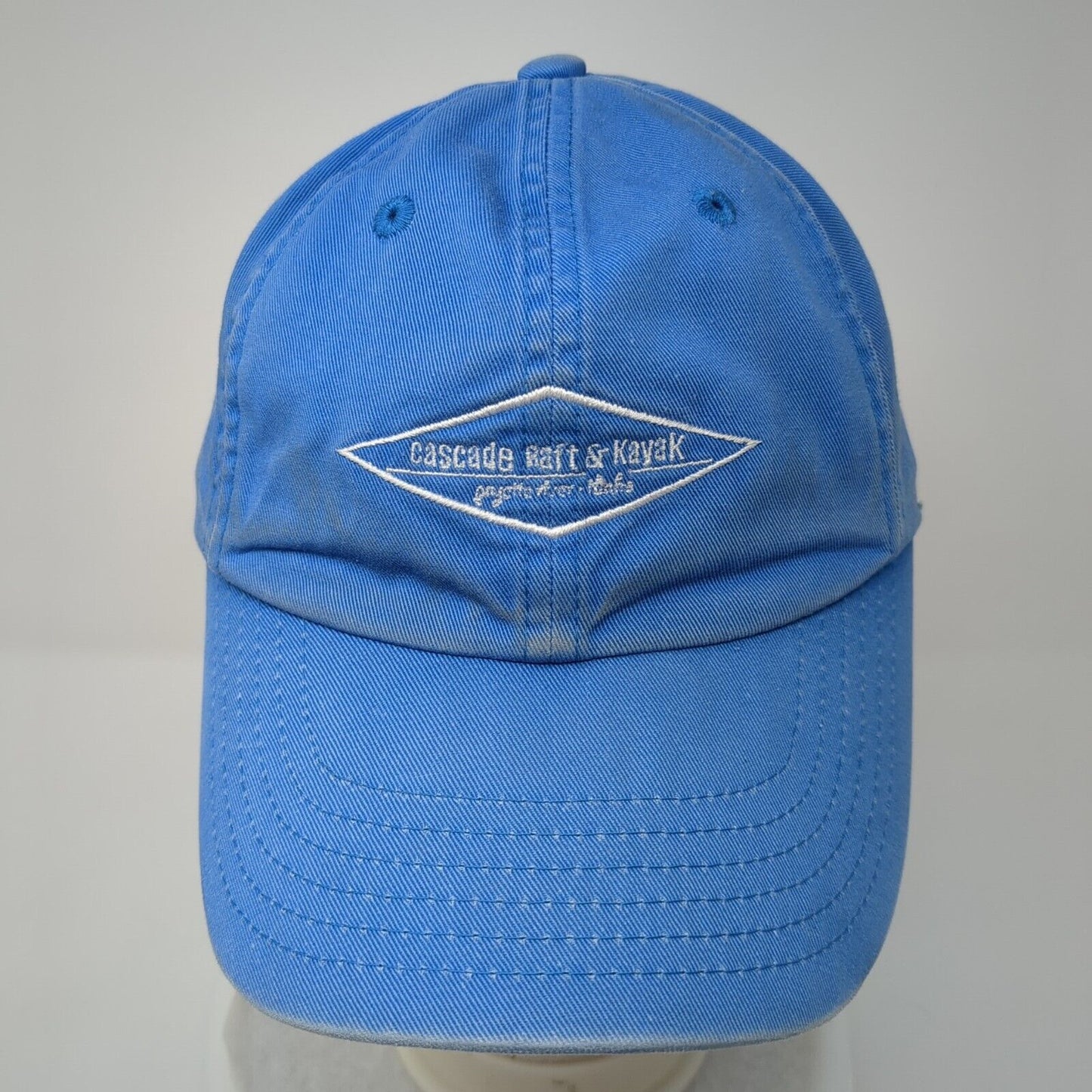 Cascade Raft & Kayak Strapback Hat Blue One Size Adjustable Imperial