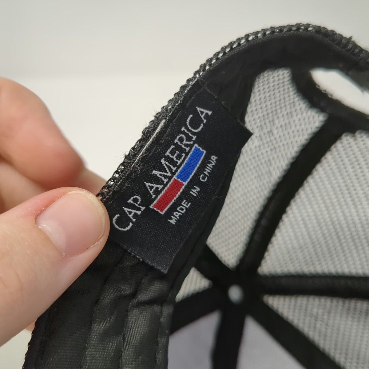 Cap America Trucker Hat Gray One Size eBay Motors Mesh Snapback Automotive Logo