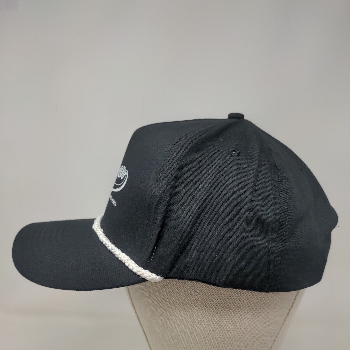 Michigan Snapback Rope Hat Black OSFM Adjustable 5 Panel Hit