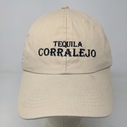 Apollo Men's Slideback Hat Tan Adjustable Tequila Corralejo Embroidered Logo