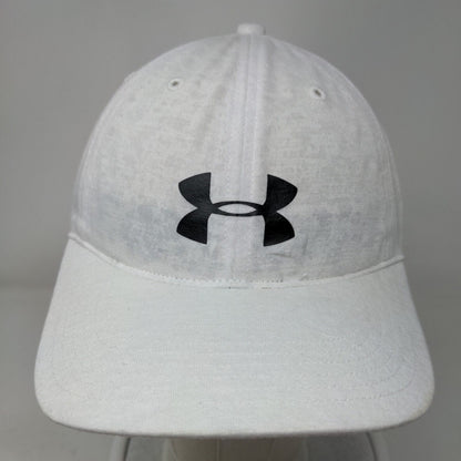 Under Armour Women's Slideback Hat White OSFA Adjustable Embroidered 6 Panel