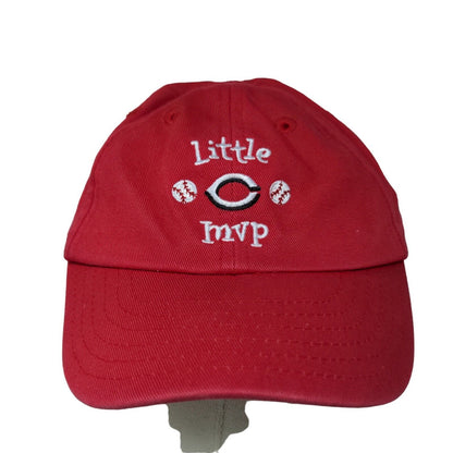 New Era Toddler Boy's Stretchy Hat Little MVP Red OSFA Cincinnati Reds Logo