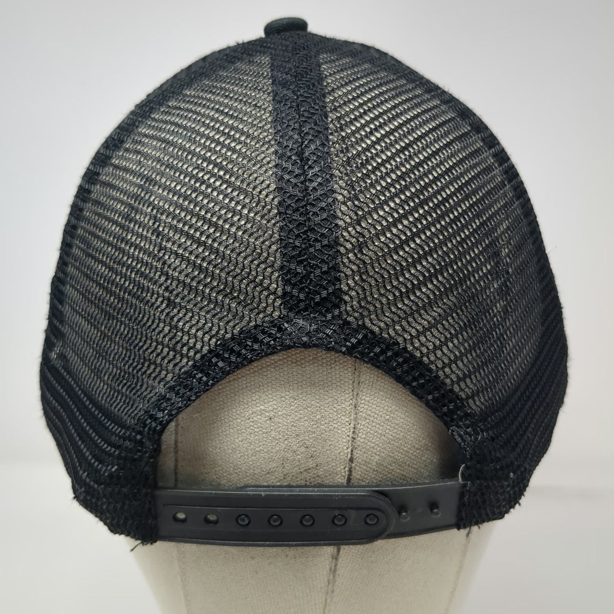 Hoonigan Trucker Hat Black One Size Mesh Back Snapback Logo Patch Racing Car