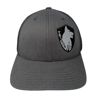 Trtikos Snapback Trucker Hat Gray OS Adjustable Embroidered Classics Yupoong