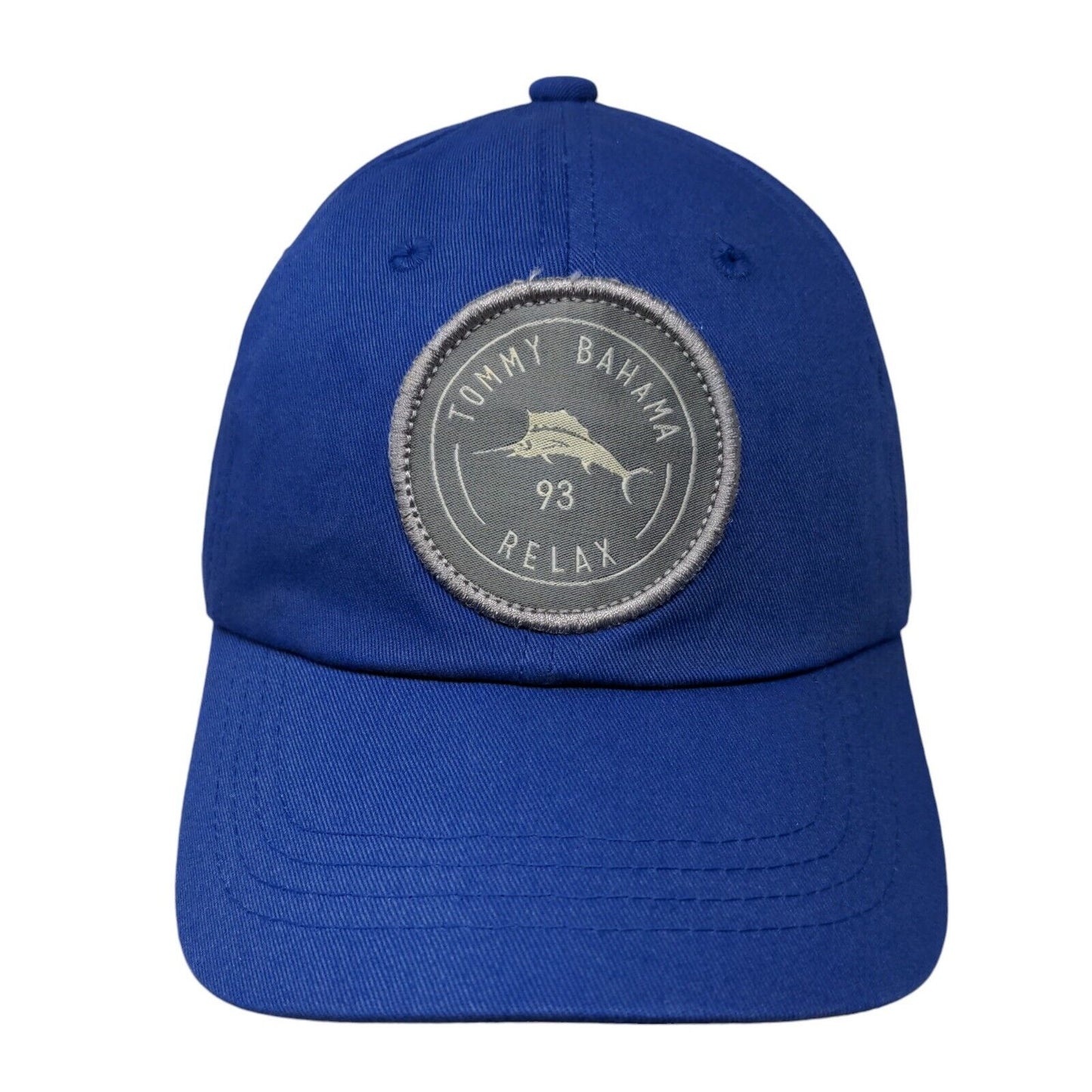 Tommy Bahama Relax 93 Slideback Hat Blue OSFM Adjustable 6 Panel Cotton