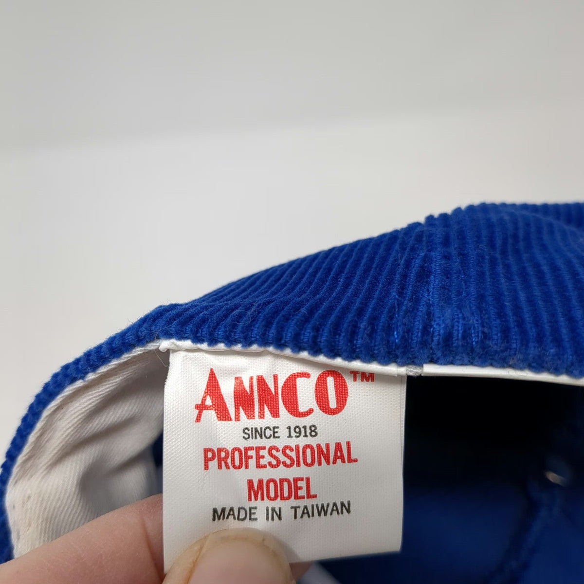 Denver Broncos NFL Annco Cap Blue Orange One Size Corduroy Snapback Hat D Logo