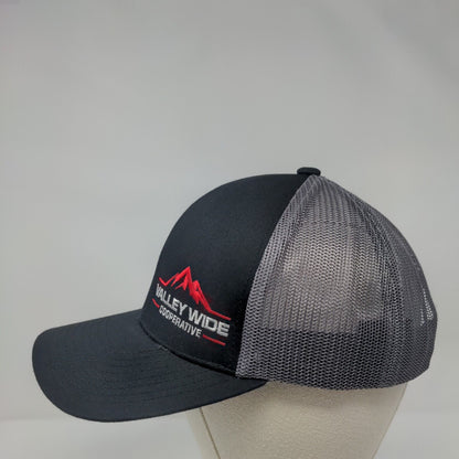 Valley Wide Cooperative Snapback Trucker Hat Black One Size Mesh Back