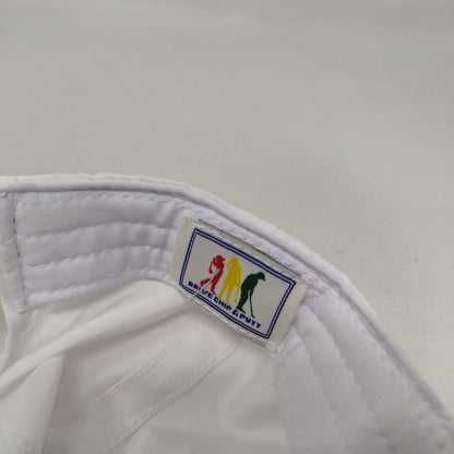 Drive Chip & Putt Strapback Hat White One Size Adjustable Embroidered Polyester