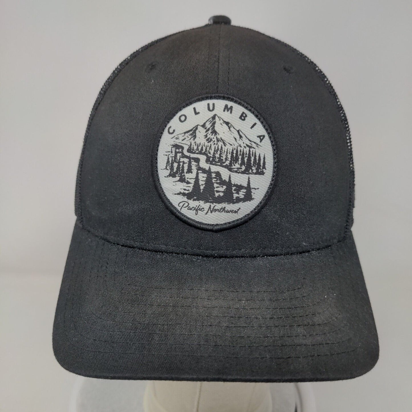 Columbia Pacific Northwest Snapback Mesh Back Trucker Hat Black One Size