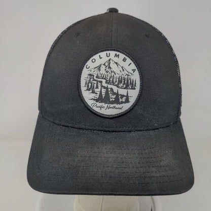 Columbia Pacific Northwest Snapback Mesh Back Trucker Hat Black One Size