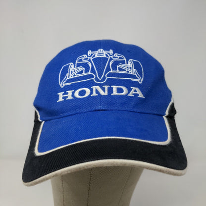 Speedgear Men's Strapback Hat Blue Embroidered Car Honda Logo Spell Out