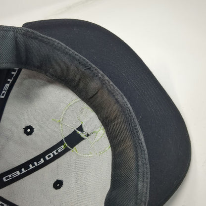 Yupoong Maverick Helicopters Tour Baseball Cap Black Green 6 7/8 210 Fitted Hat