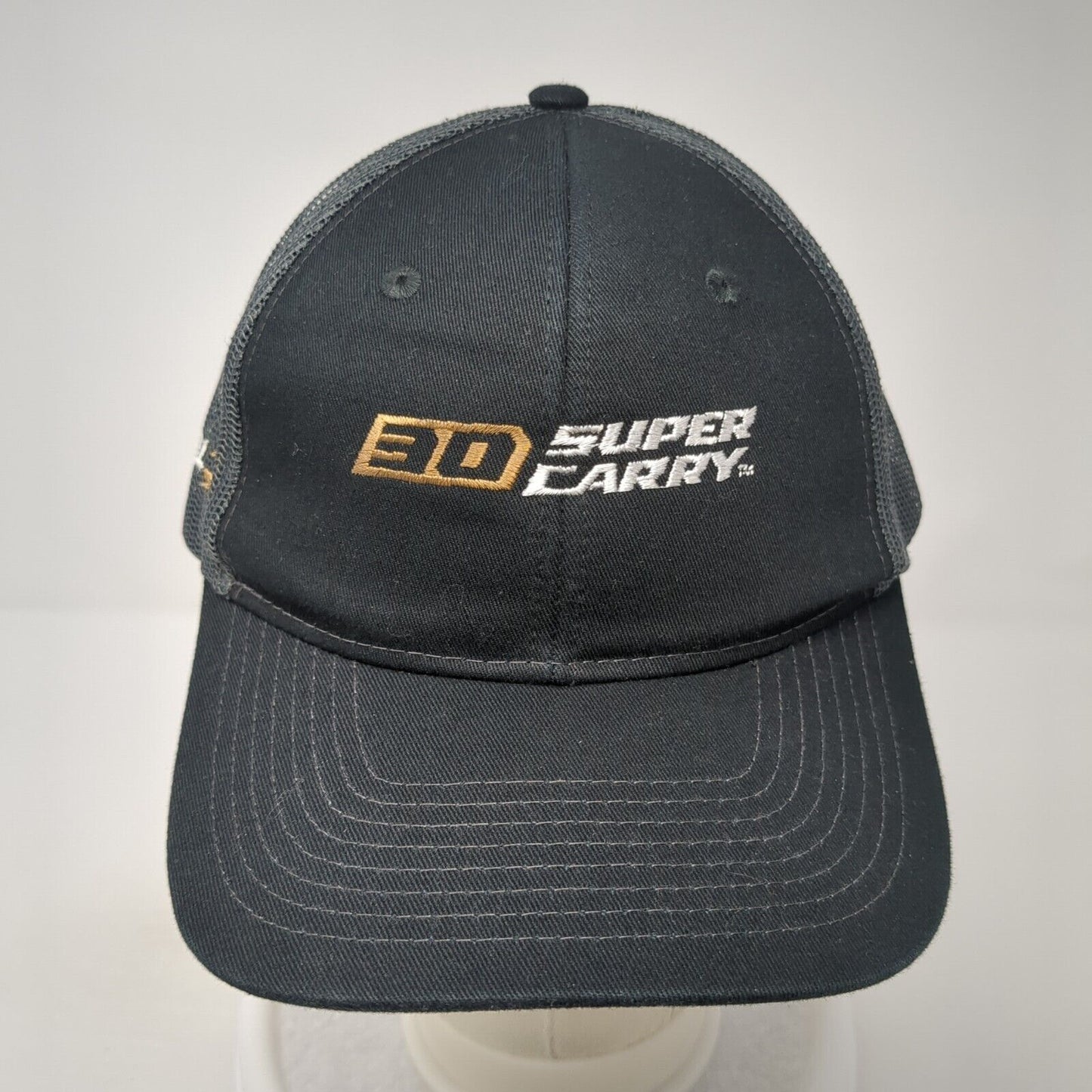 3D Super Carry Federal Trucker Hat Black One Size Adjustable Mesh Port Authority