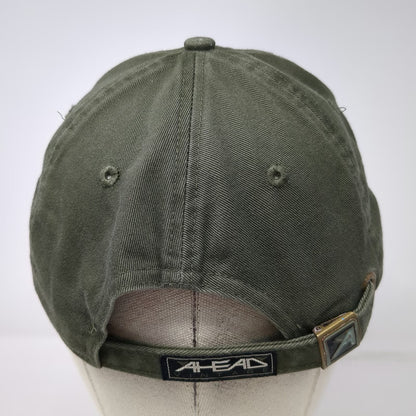 Ahead Baseball Cap Green One Size Photo Safaris Eagle Embroidered Slideback Hat
