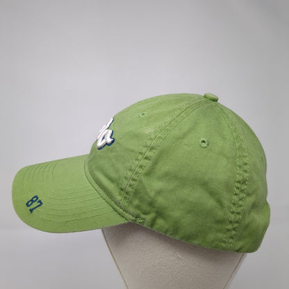 Aero 87 Slideback Hat Green One Size Adjustable Embroidered 6 Panel