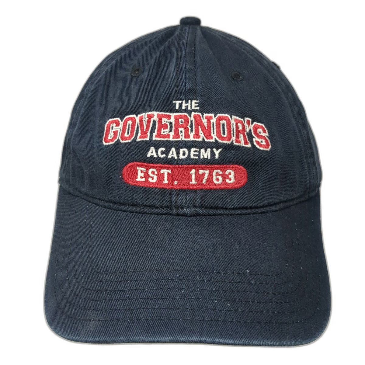 Legacy The Governor's Academy Baseball Cap Blue One Size Cotton Hat Slideback