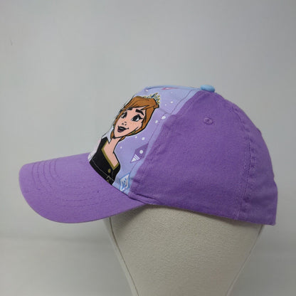 Disney Frozen II Girl's Snapback Hat Purple Size OSFM Elsa Anna Graphic Logo