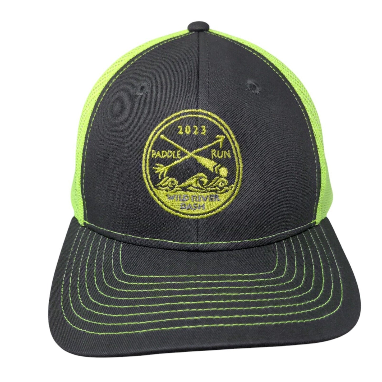 Paddle Run Wild River Dash Snapback Trucker Hat Multi One Size Mesh Back