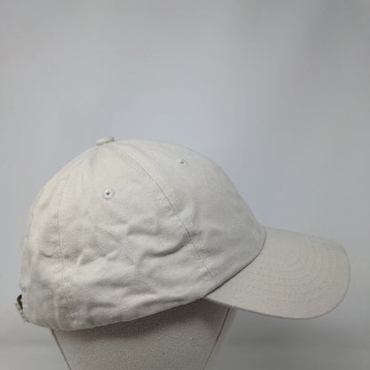 Trinity Slideback Hat Tan OSFM Embroidered Adjustable Solid 6 Panel