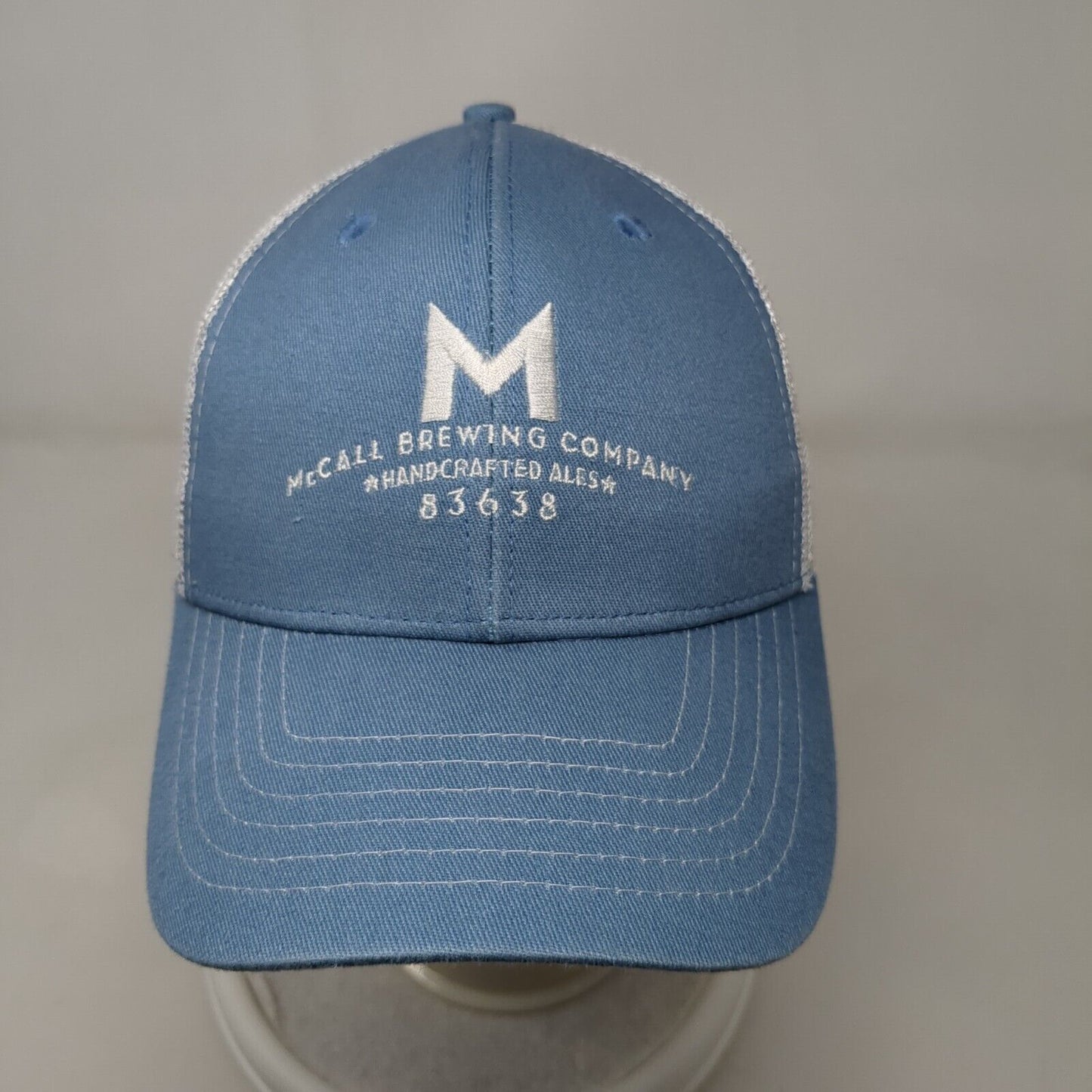 McCall Brewing Company Handcrafted Ales 83638 Trucker Hat Blue OSFA Brewery