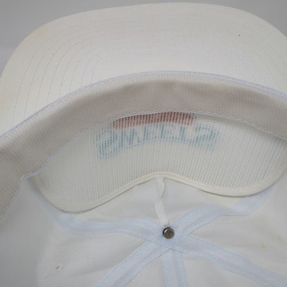 Winner 5 Panel White Hat One Size Snapback Rope Brim Sweet's Paint Outlet Logo