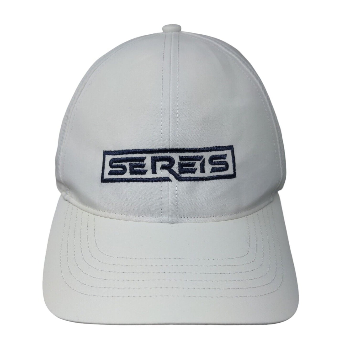 Sereis Strapback Hat White One Size Adjustable Embroidered Richardson Outdoor