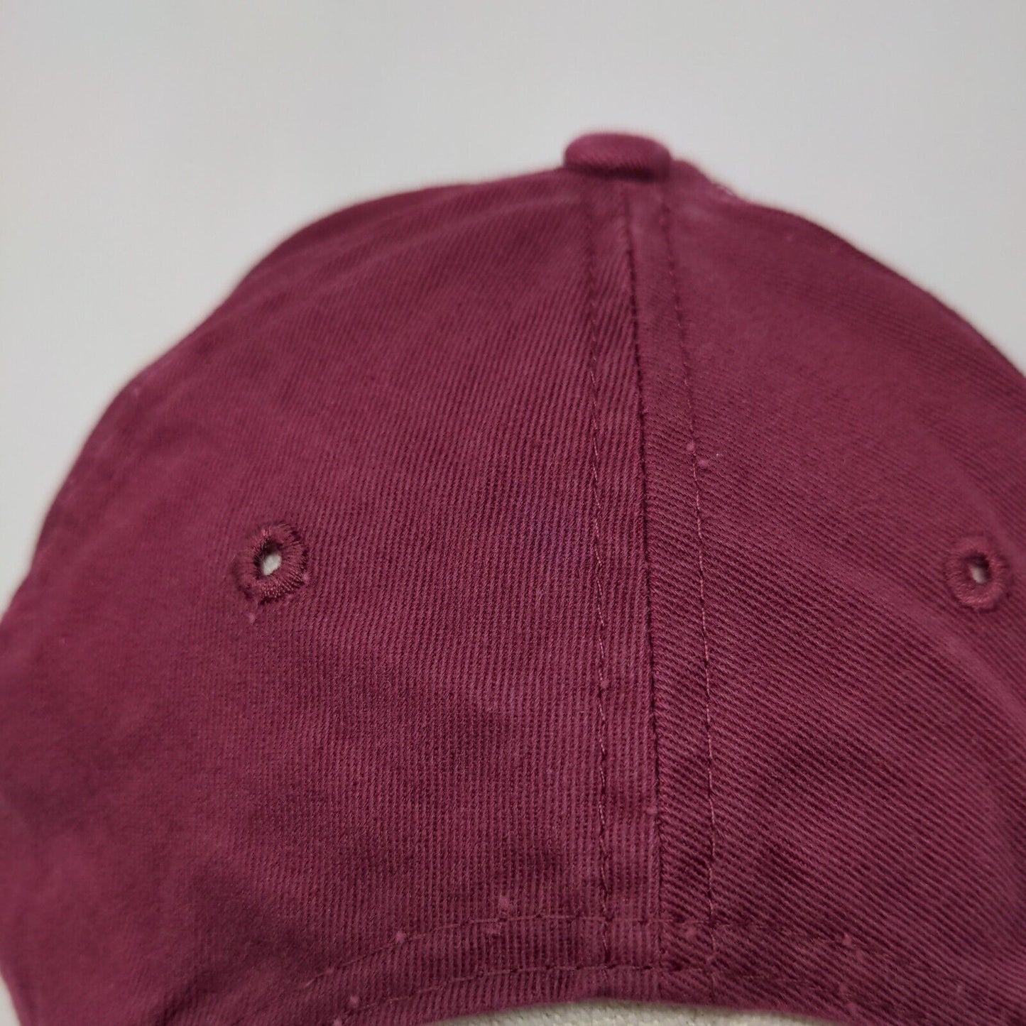 Rawlings Strapback Hat Red Large/XL Adjustable 6 Panel Vent Holes Blank