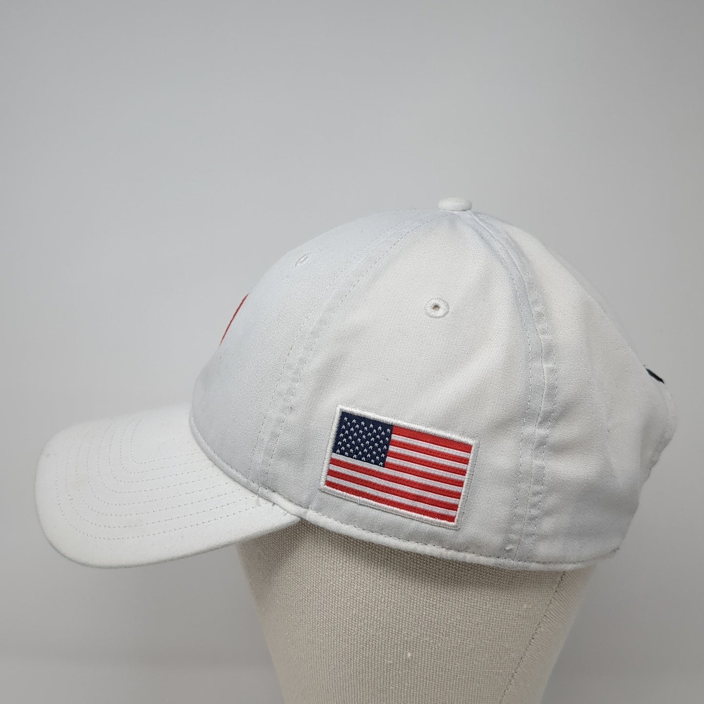 Titleist Strapback Baseball Cap White One Size Adjustable Embroidered Patriotic