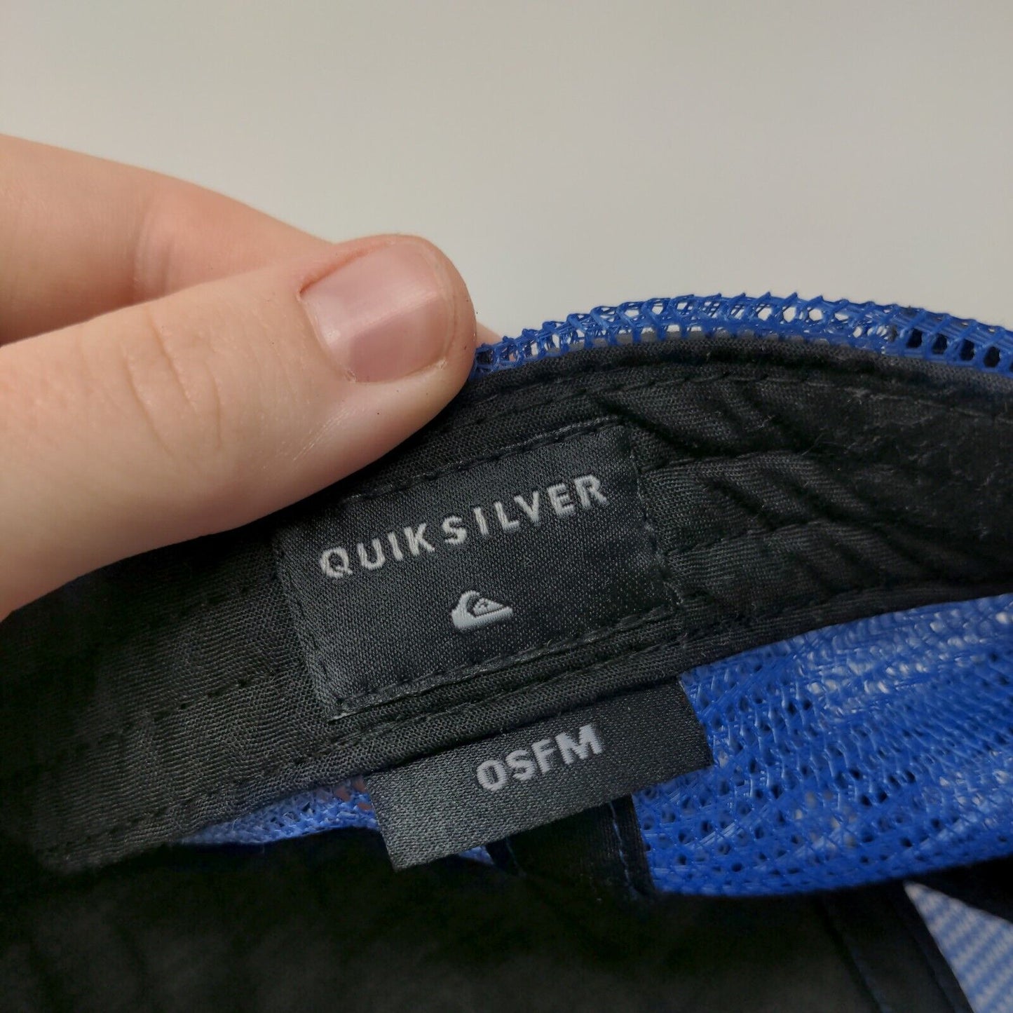 Quiksilver Snapback Mesh Back Trucker Hat Multi Youth OSFM Colorblock