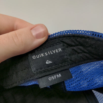 Quiksilver Snapback Mesh Back Trucker Hat Multi Youth OSFM Colorblock